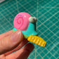 Snail with Ravioli Figurine