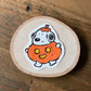 Pup Pumpkin Matte or Glossy Sticker