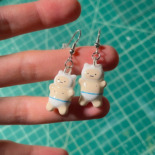 Buff Baby Earrings