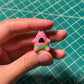 Shocked Star Keychain