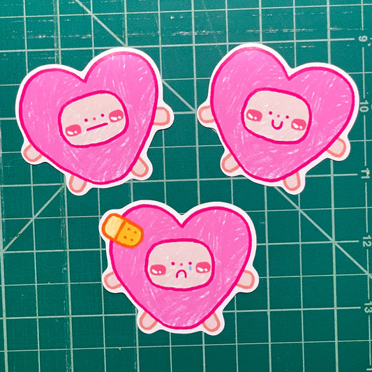 Heart Baby Glossy Sticker